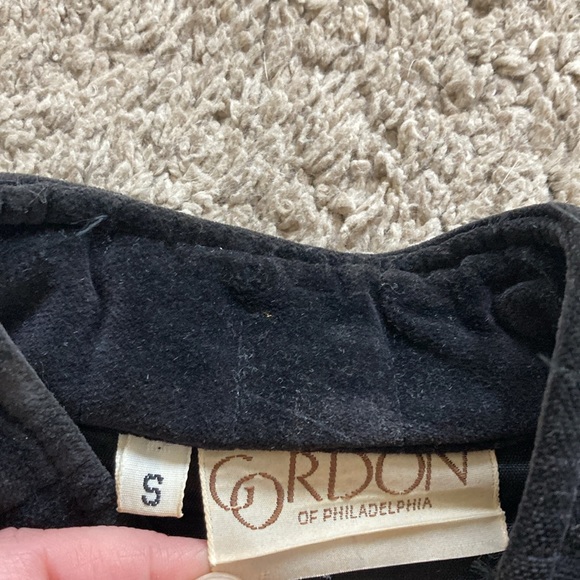 Vintage 1960s Sergeant Pepper black coat/ vintage jacket - Picture 3 of 7